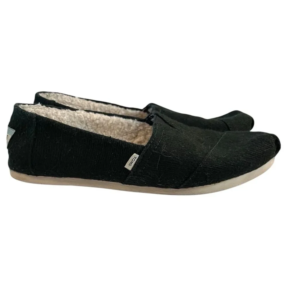 TOMS Womens Alpargata Cloud Bound Sole Lined Slip-On Knit Shoes Size 8.5M Green - Picture 1 of 8